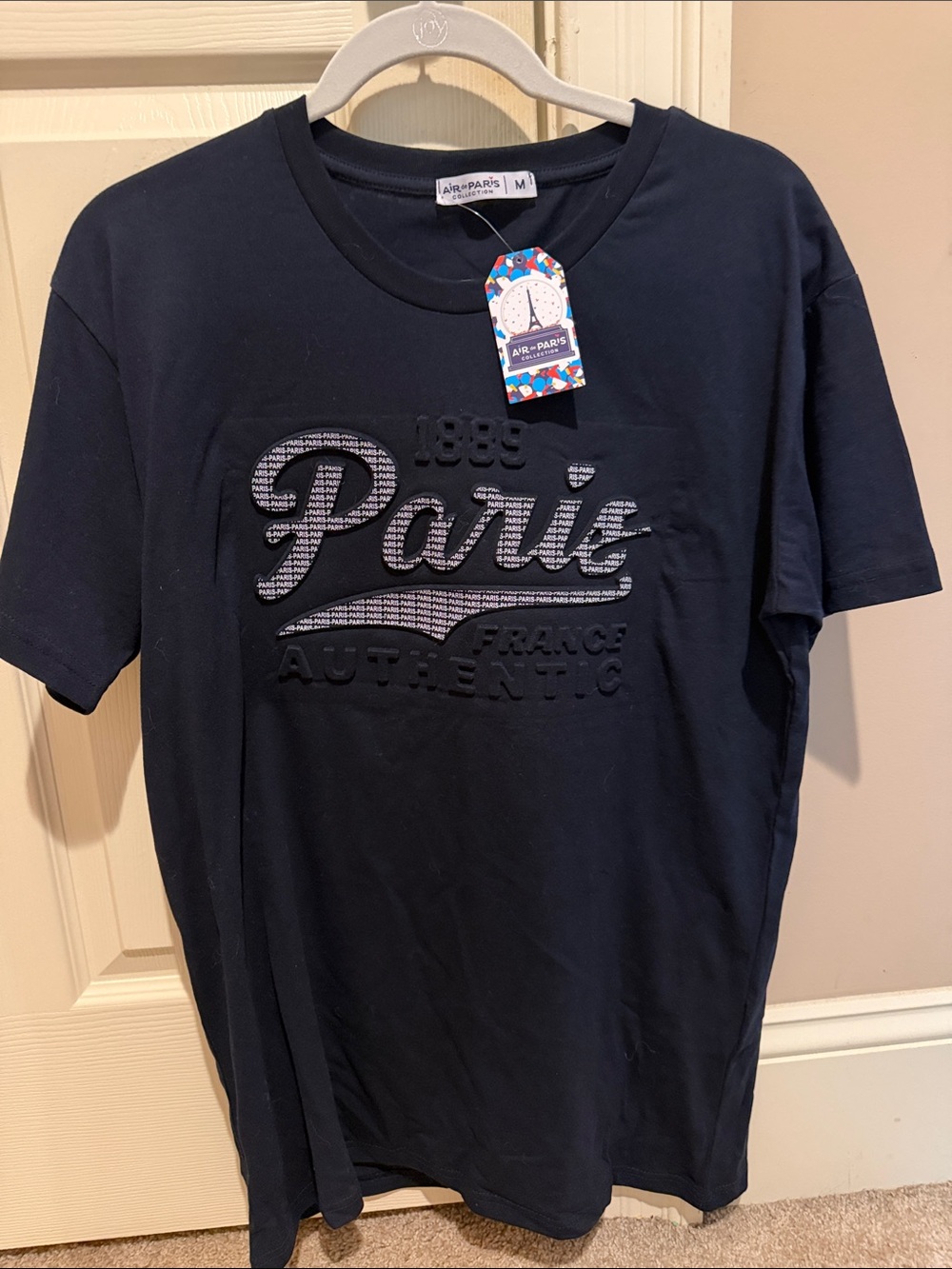 Men’s Paris Authentic Short Sleeve Tee — Navy